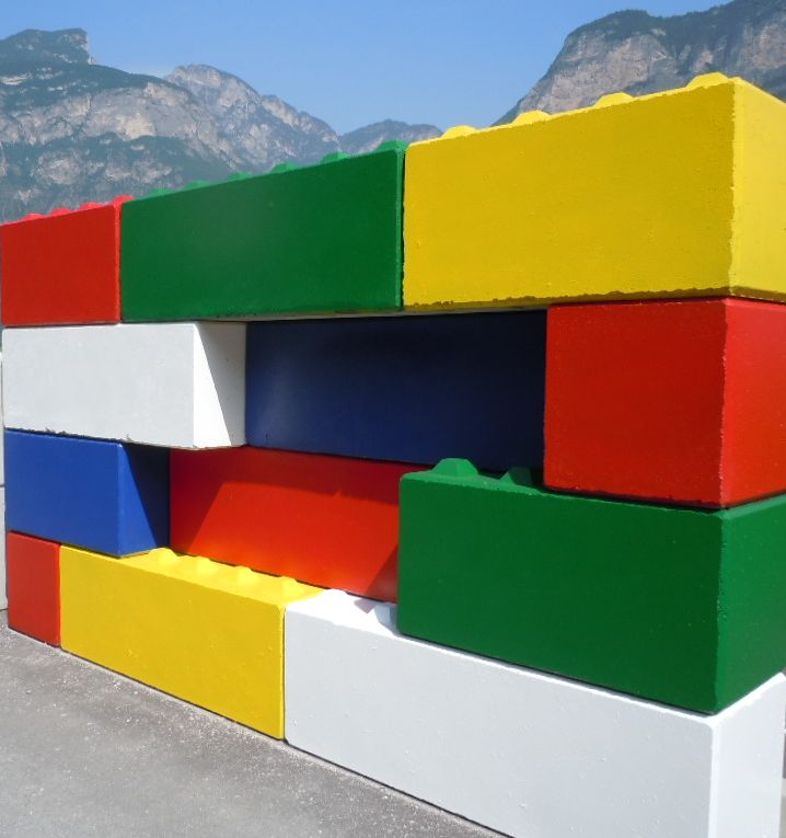 Partition walls EURO-LEGO - roads muro di prova - Partition walls EURO-LEGO roads